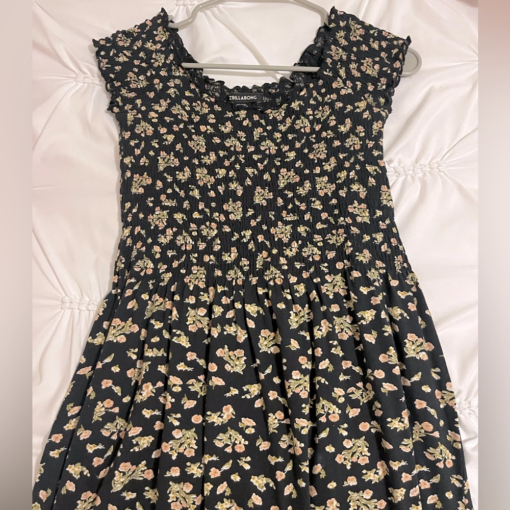 Billabong Cotton Off-the-shoulder Mini Dress